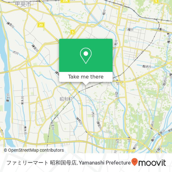ファミリーマート 昭和国母店 map