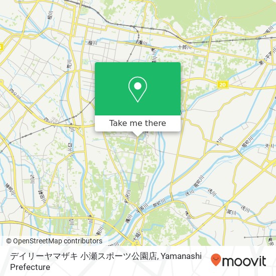 デイリーヤマザキ 小瀬スポーツ公園店 map