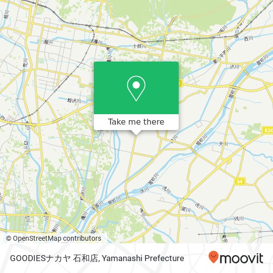 GOODIESナカヤ 石和店 map