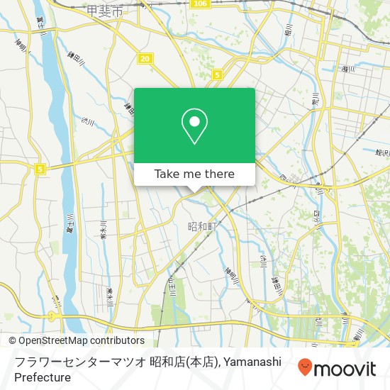 フラワーセンターマツオ 昭和店(本店) map