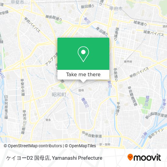 ケイヨーD2 国母店 map