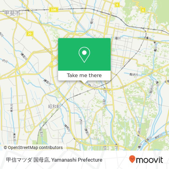 甲信マツダ 国母店 map
