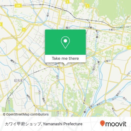 カワイ甲府ショップ map