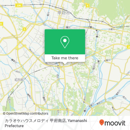 カラオケハウスメロディ 甲府南店 map