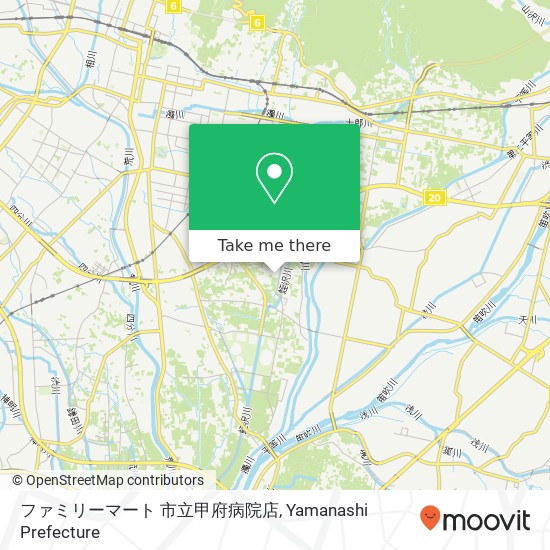 ファミリーマート 市立甲府病院店 map