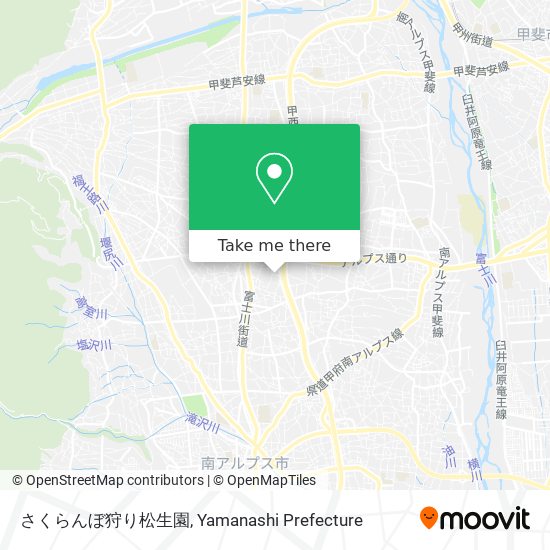 さくらんぼ狩り松生園 map