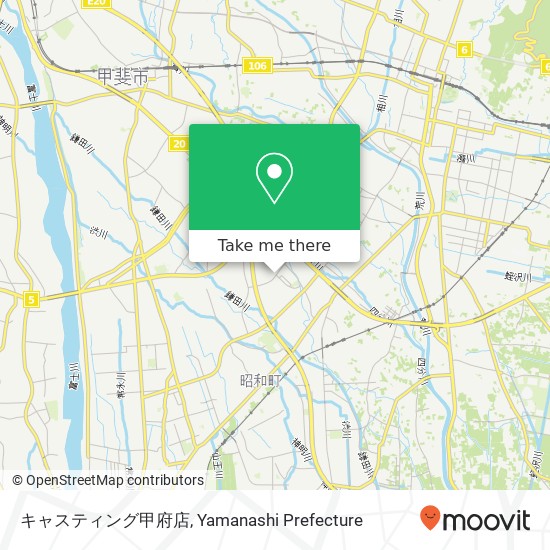 キャスティング甲府店 map