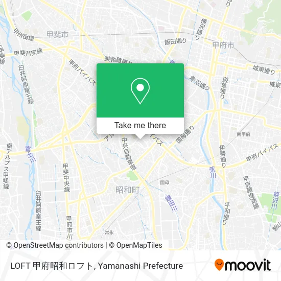 LOFT 甲府昭和ロフト map
