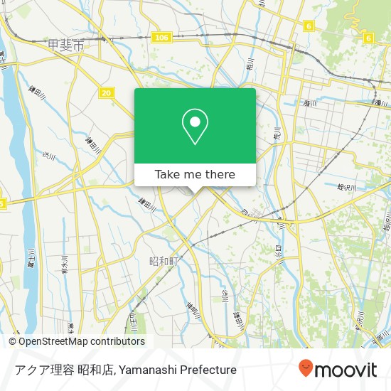 アクア理容 昭和店 map