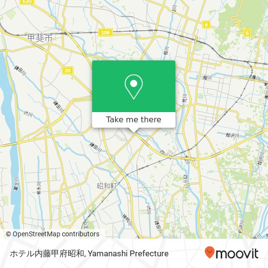 ホテル内藤甲府昭和 map