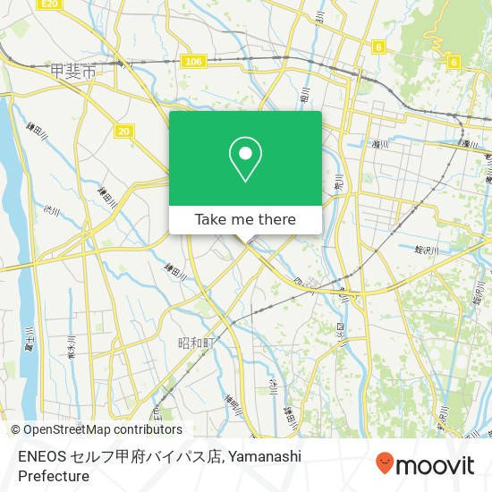 ENEOS セルフ甲府バイパス店 map