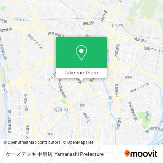 ケーズデンキ 甲府店 map