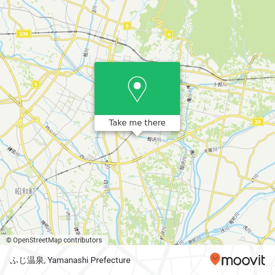 ふじ温泉 map