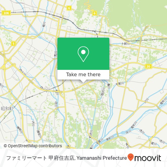 ファミリーマート 甲府住吉店 map