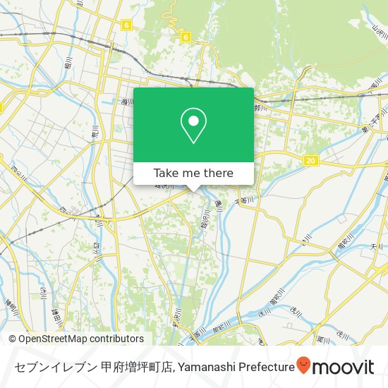 セブンイレブン 甲府増坪町店 map