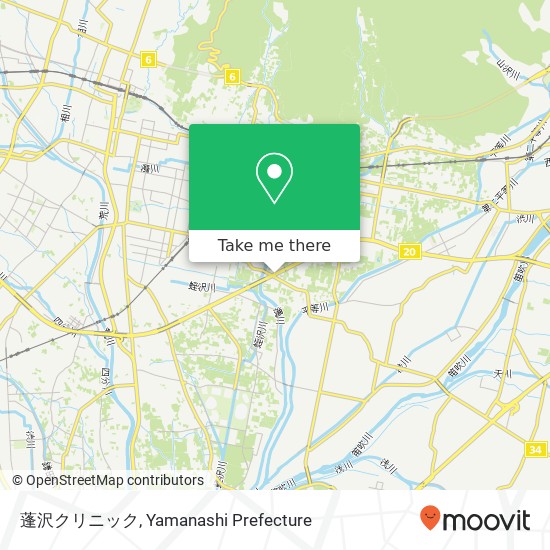 蓬沢クリニック map