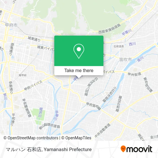 Maruhan Isawa Store map