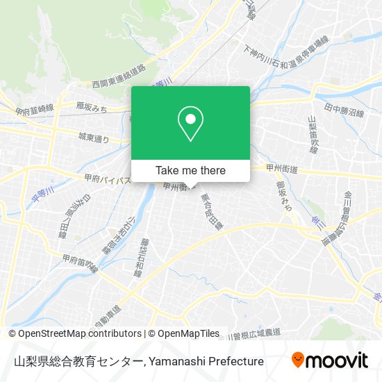 山梨県総合教育センター map