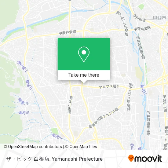 ザ・ビッグ 白根店 map