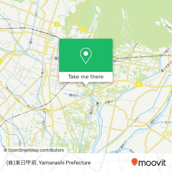 (株)東日甲府 map