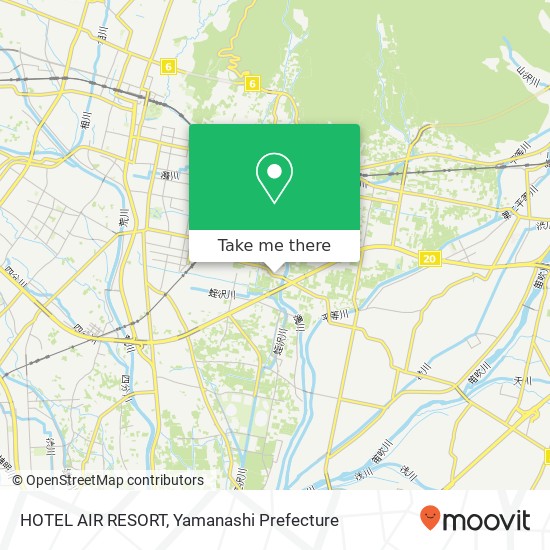 HOTEL AIR RESORT map