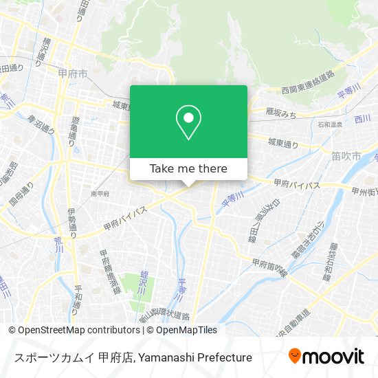 スポーツカムイ 甲府店 map