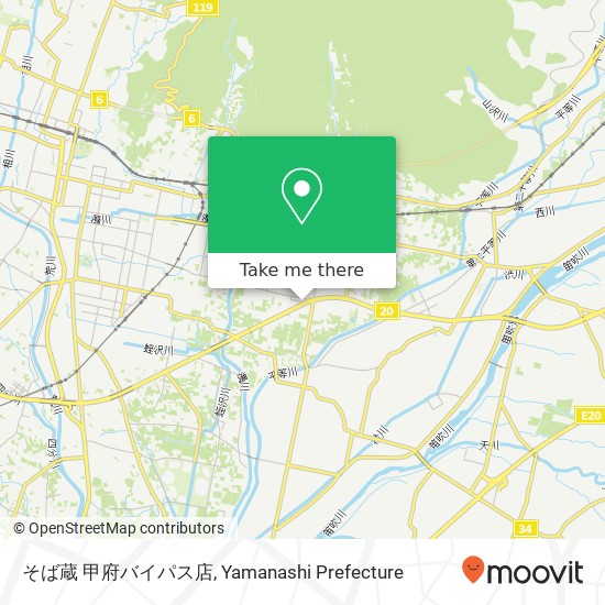 そば蔵 甲府バイパス店 map