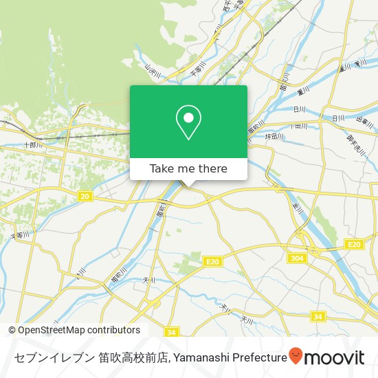 セブンイレブン 笛吹高校前店 map