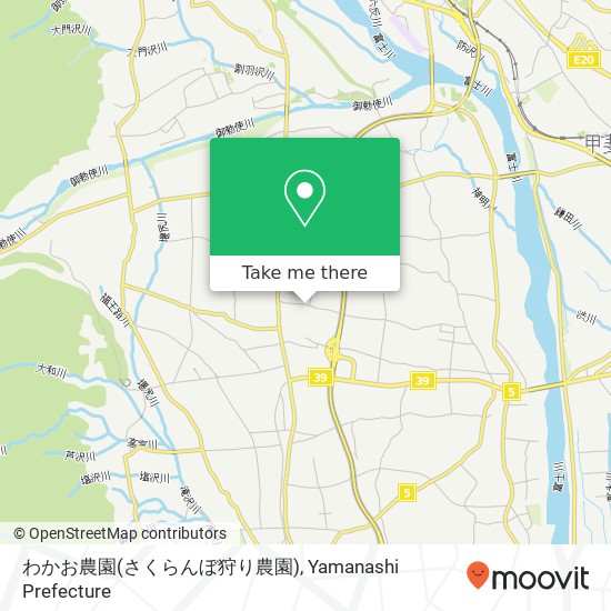 わかお農園(さくらんぼ狩り農園) map