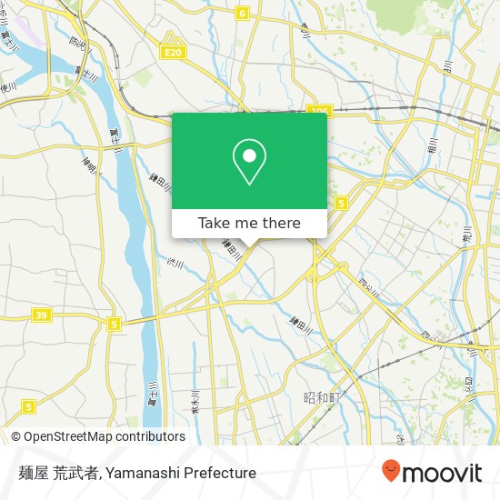 麺屋 荒武者 map