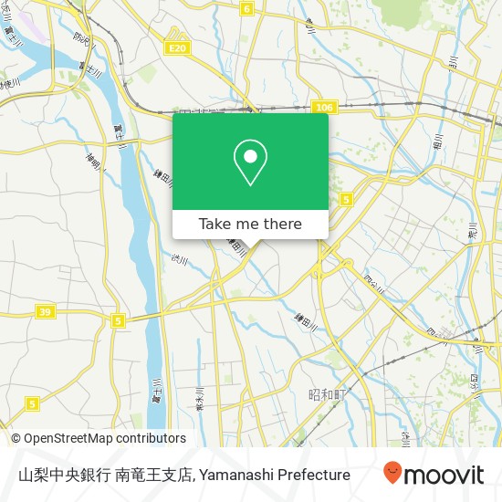 山梨中央銀行 南竜王支店 map