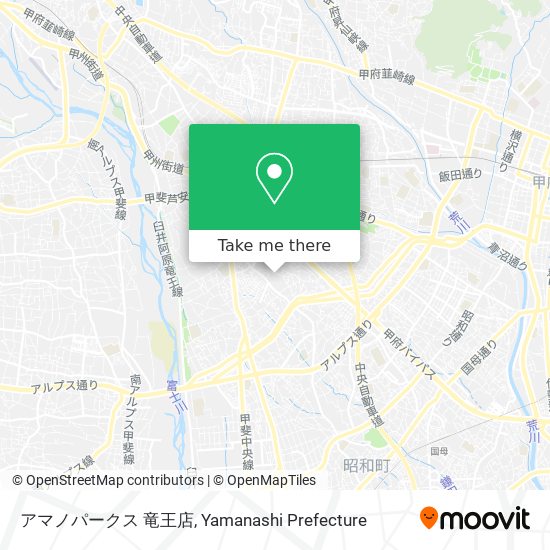 アマノパークス 竜王店 map