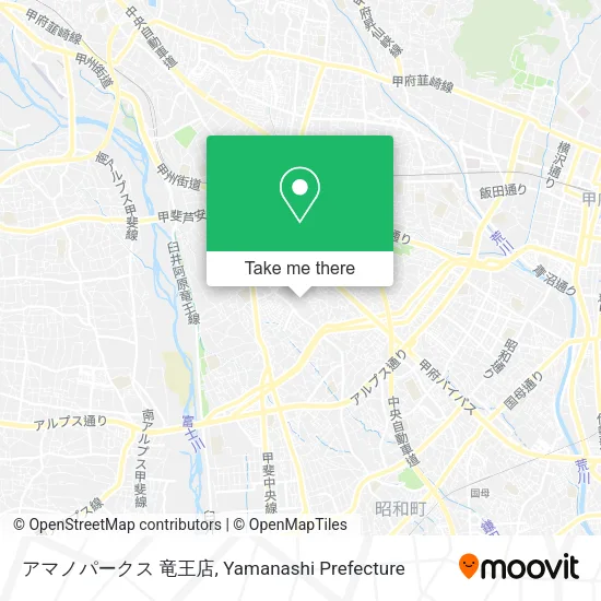 Amano Parks Ryuo Store map