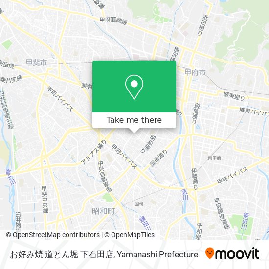 お好み焼 道とん堀 下石田店 map