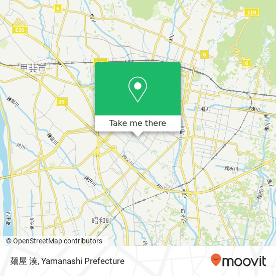 麺屋 湊 map