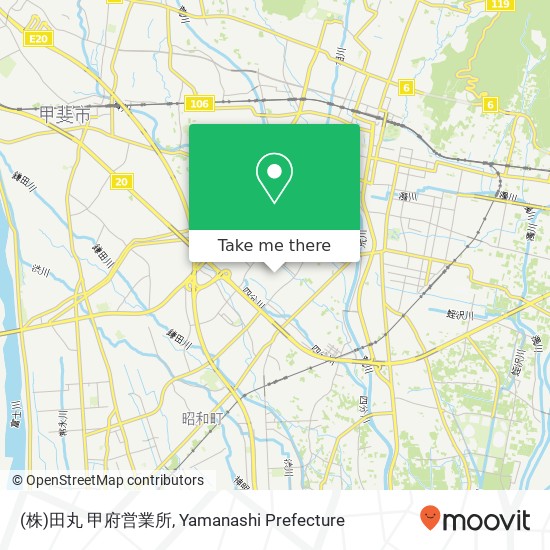 (株)田丸 甲府営業所 map