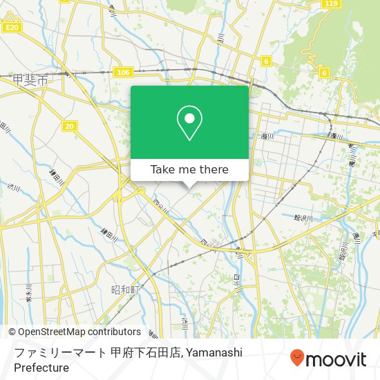 ファミリーマート 甲府下石田店 map
