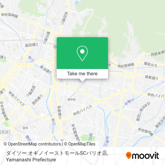ダイソー オギノイーストモールSCバリオ店 map
