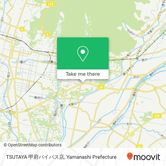 TSUTAYA 甲府バイパス店 map