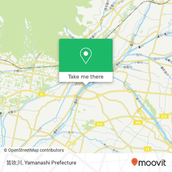 笛吹川 map