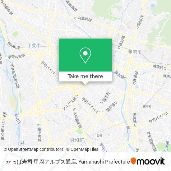 かっぱ寿司 甲府アルプス通店 map