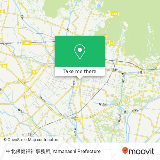 中北保健福祉事務所 map