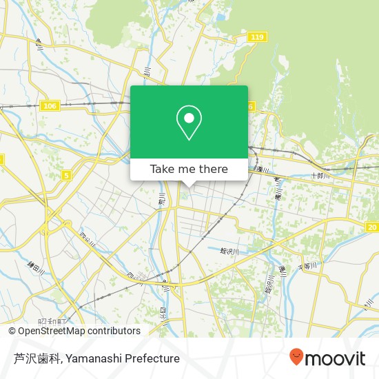 芦沢歯科 map