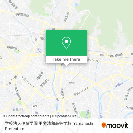 学校法人伊藤学園 甲斐清和高等学校 map