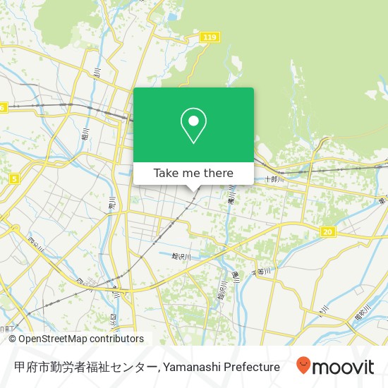 甲府市勤労者福祉センター map