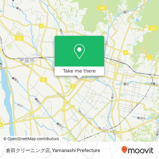 倉田クリーニング店 map