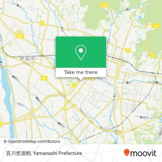 貢川悠遊館 map