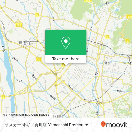オスカー オギノ貢川店 map