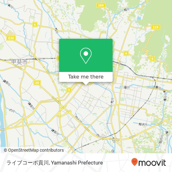 ライブコーポ貢川 map