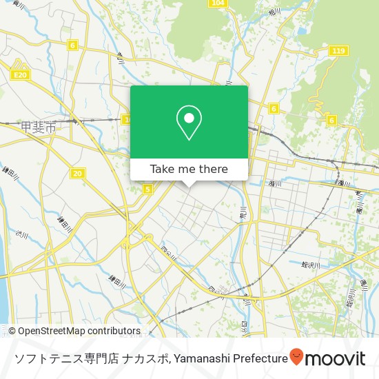 ソフトテニス専門店 ナカスポ map